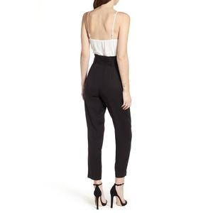 socialite belted jumpsuit
